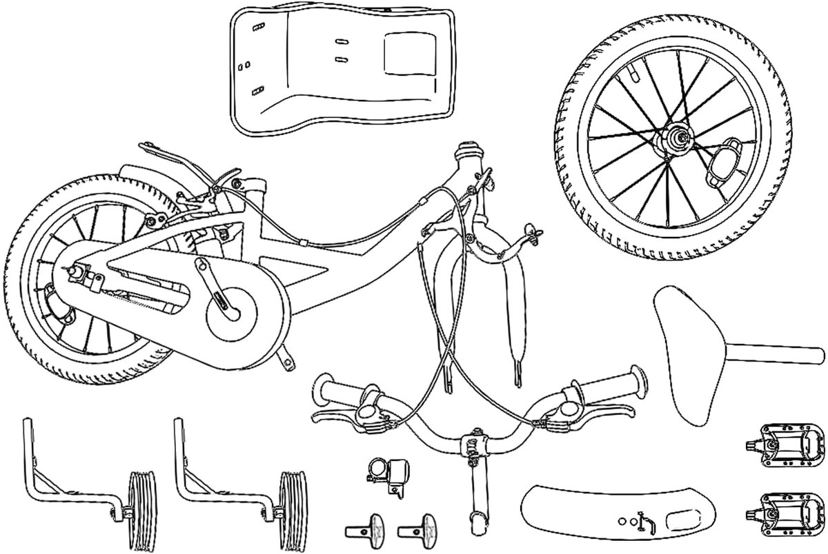 Kinderfahrrad 12 Zoll für Alter 2 4 Hellrosa