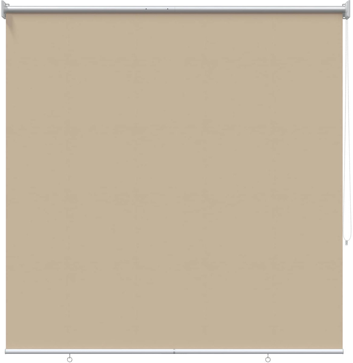 Außenrollo mit UV-Schutz Beige 140 x 140 cm