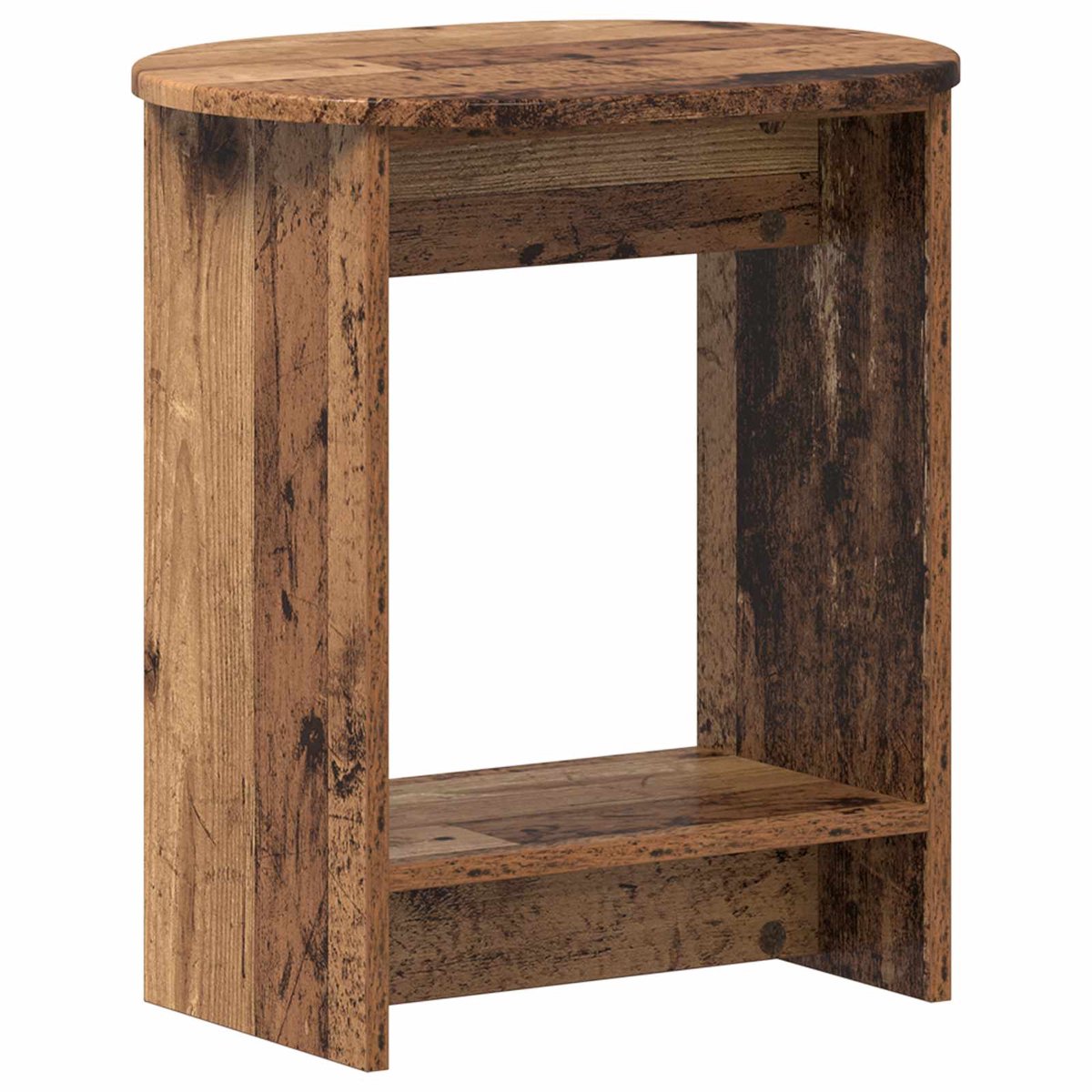 Beistelltisch Holzoptik recycelt 50 x 39,5 x 55 cm Holzwerkstoff