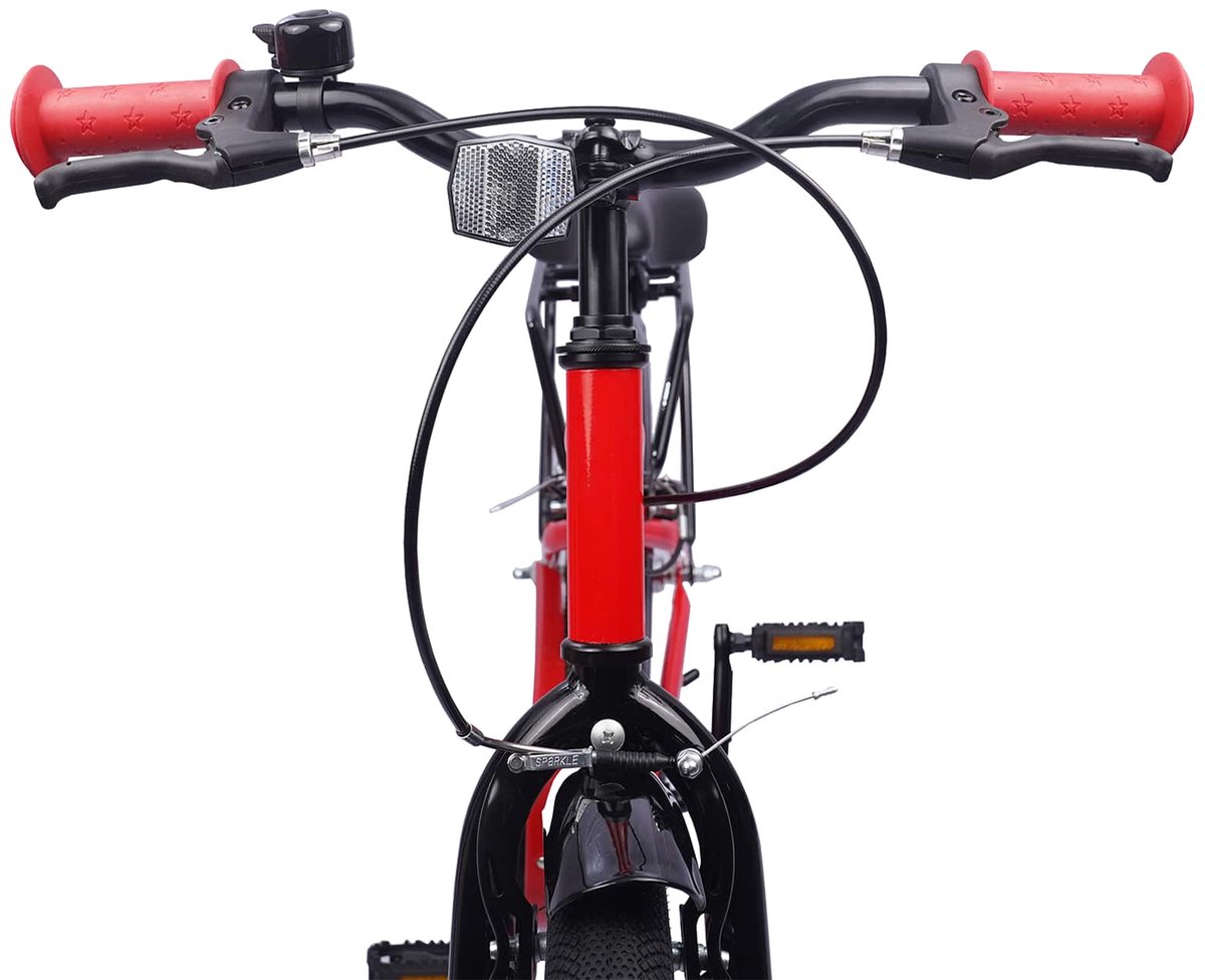 Kinderfahrrad 18 Zoll für Alter 5 7 Rot