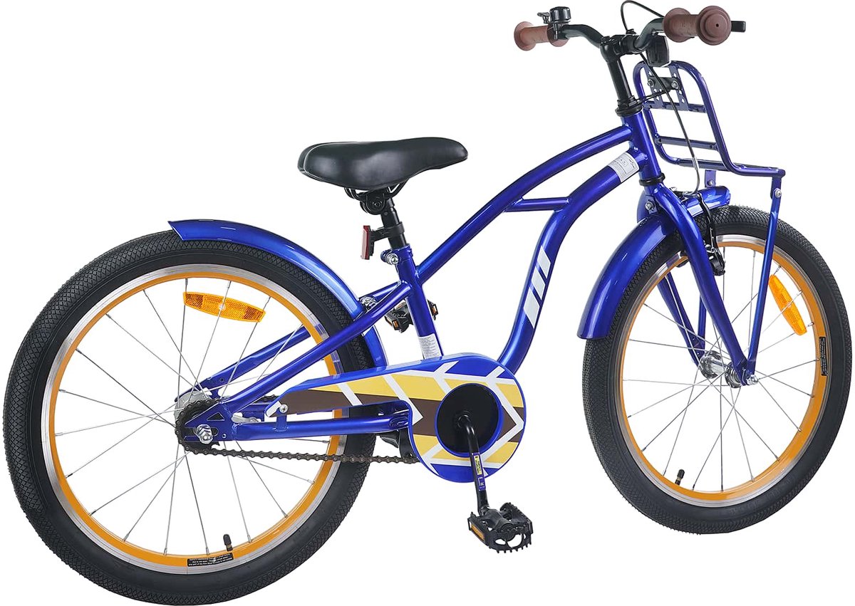 Kinderfahrrad 18 Zoll für Alter 5 7 Dunkelblau