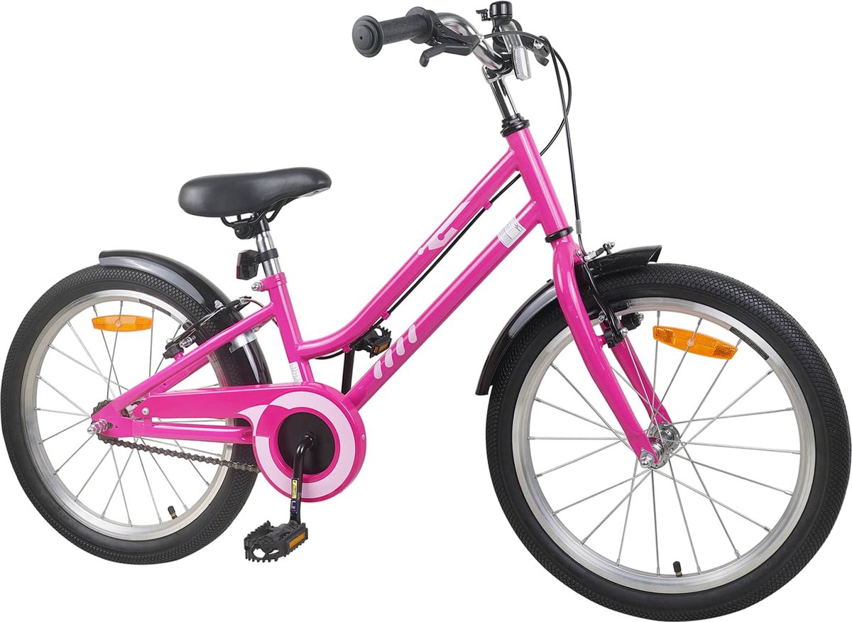 Kinderfahrrad 20 Zoll für Alter 6 11 Rosa & Schwarz