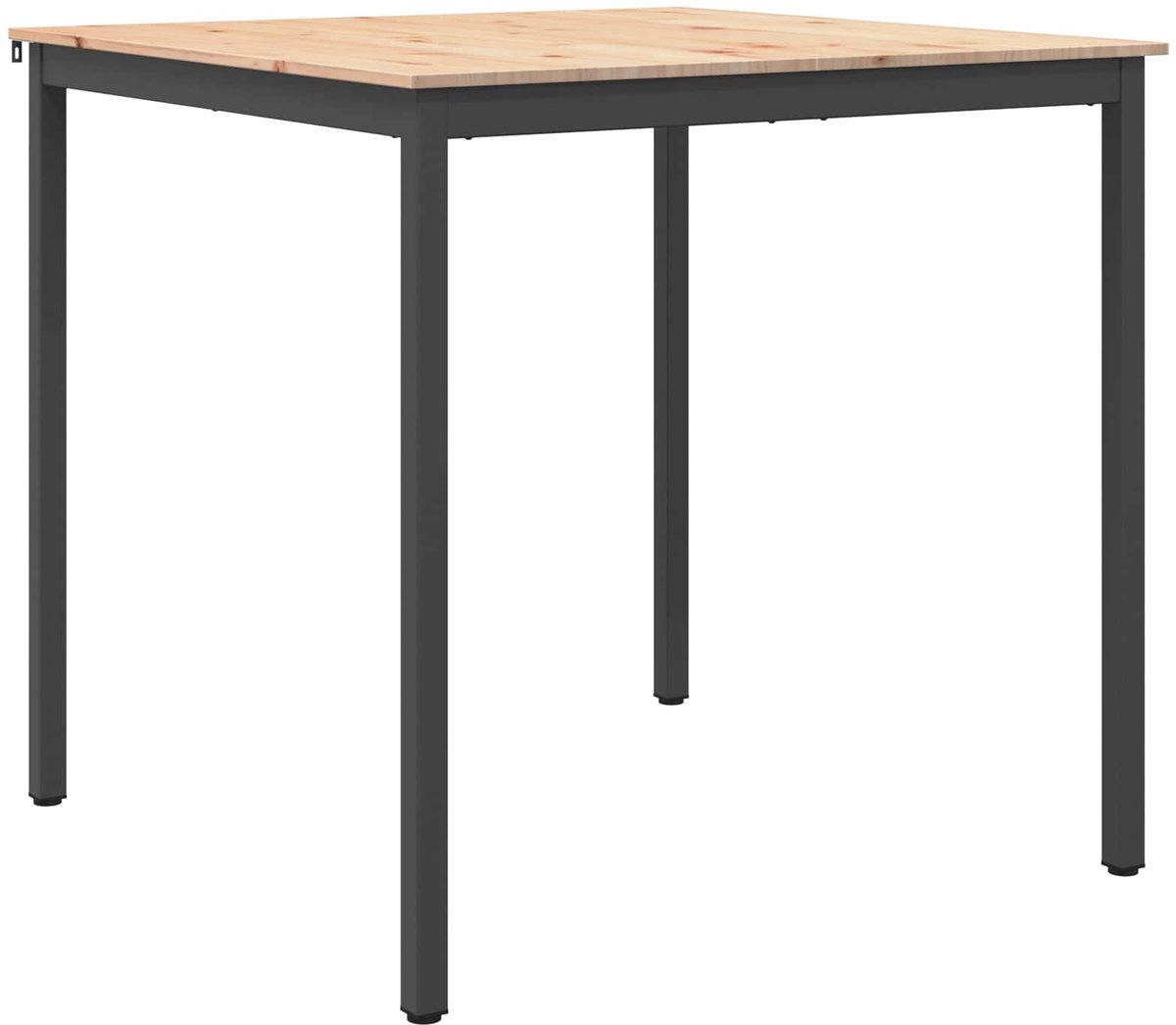 Bartisch Natur 110 x 110 x 105 cm Solid Pine Wood