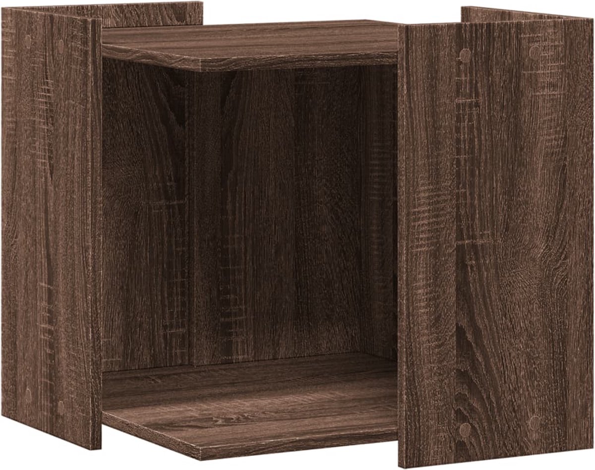 Katzenklo Eichenoptik 53 x 53 x 51 cm Holzwerkstoff