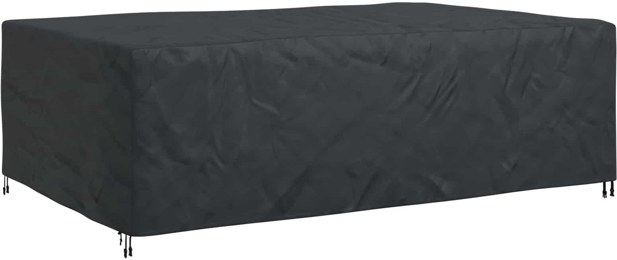 Solide schwarze Möbelabdeckung 300 x 200 x 90 cm 210D