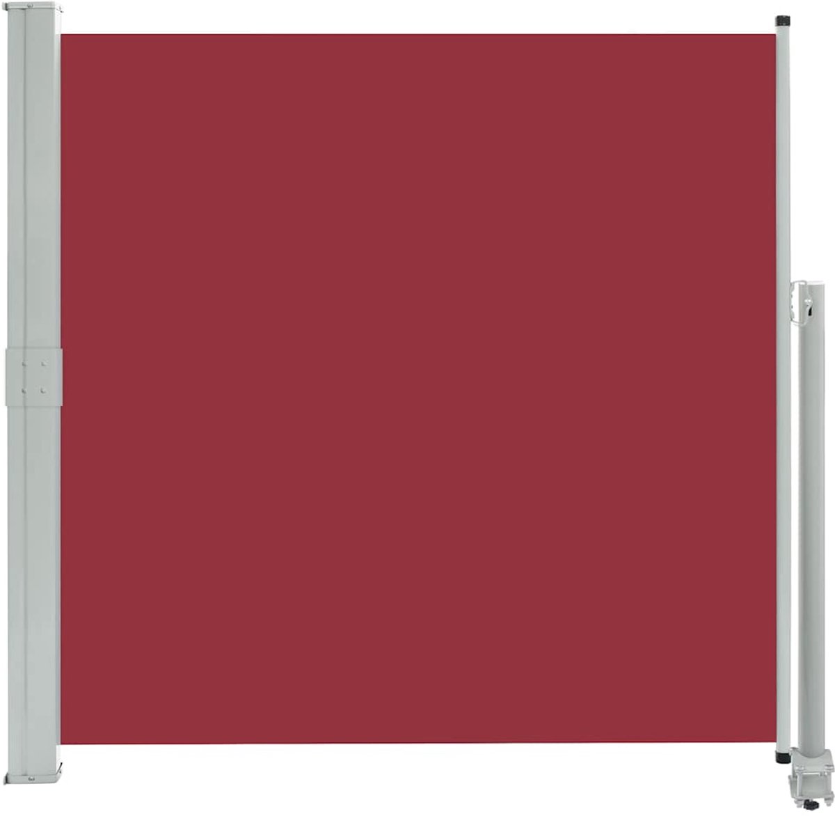 Einziehbare Seitenmarkise 160x300 cm Rot