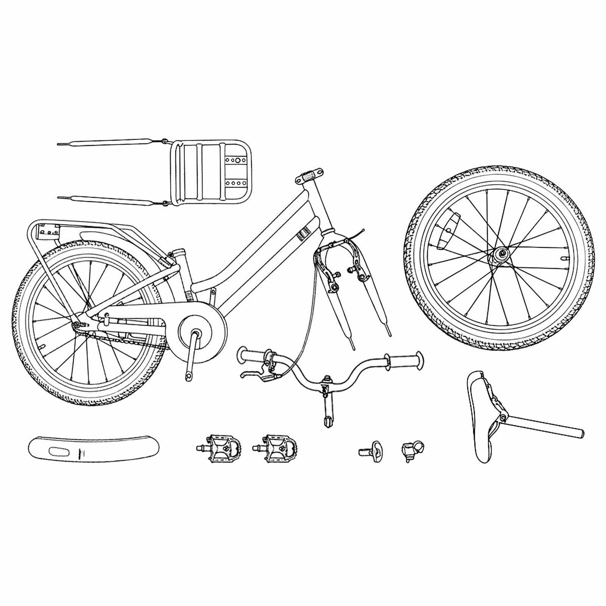 Kinderfahrrad 20 Zoll für Alter 6 11 Weiß