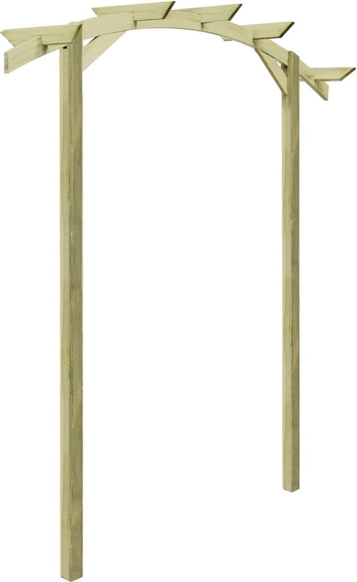 Gartenlaube Kesseldruckimprägniertes Kiefernholz 180 x 210 x 40 cm