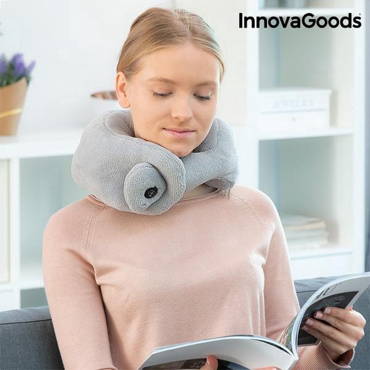 Nacken-Massagekissen InnovaGoods Newor