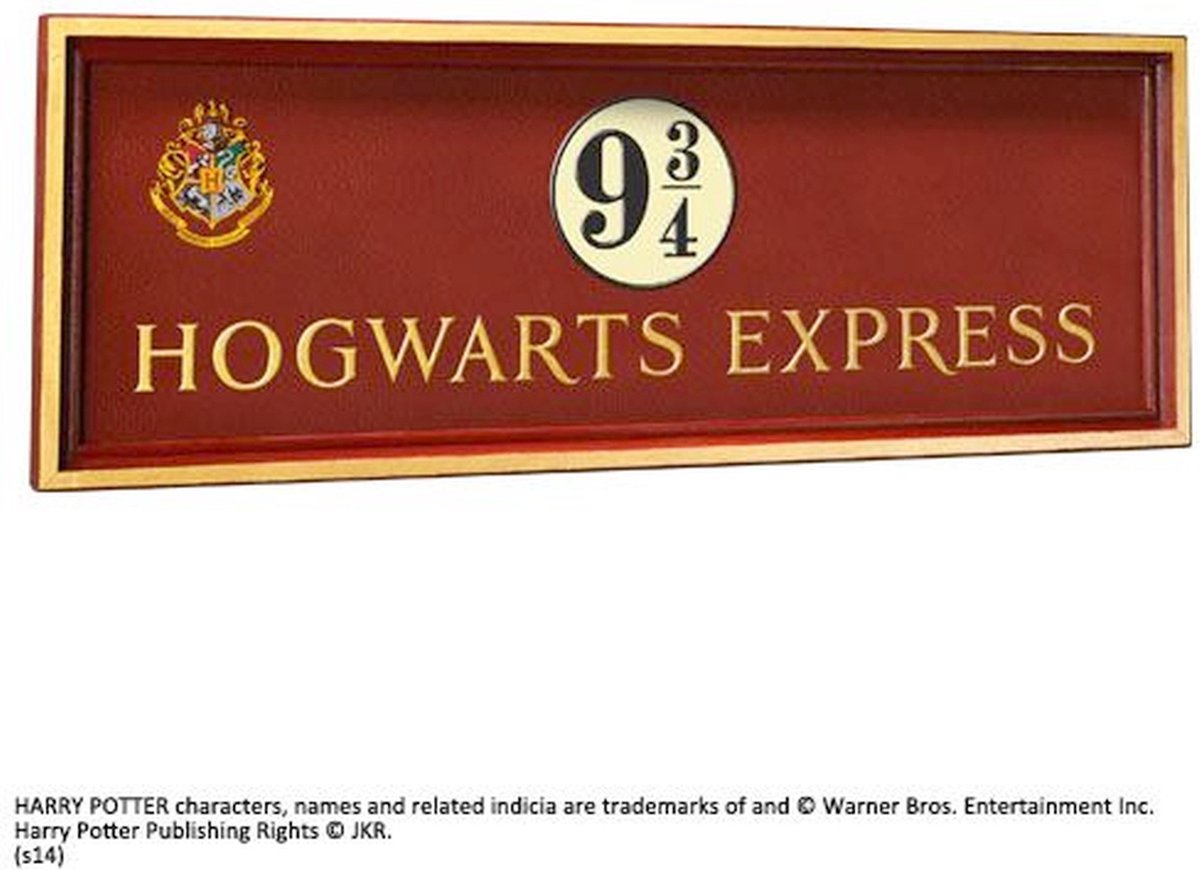Wanddekoration Noble Collection Harry Potter Hogwarts Express