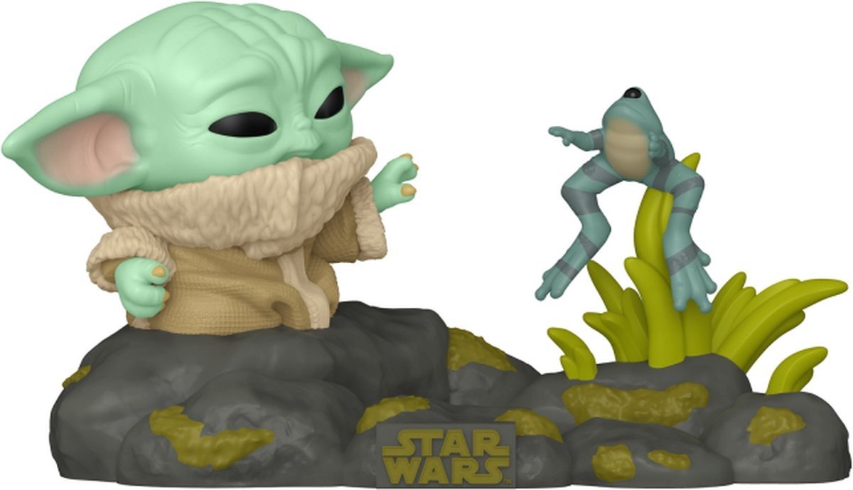 Figurine Funko Star Wars POP! Din Grogu w/Frog