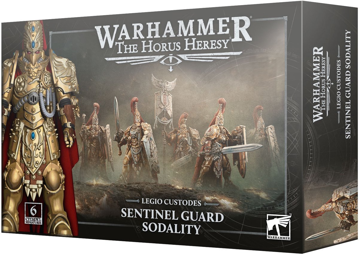 Figurine Games Workshop Warhammer 30k - Legiones Custodes : Sentinel Guard Sodality