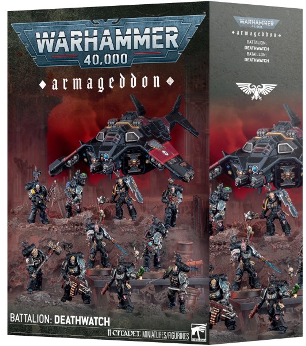 Figurine Games Workshop Warhammer 40k - Bataillon Armageddon : Deathwatch