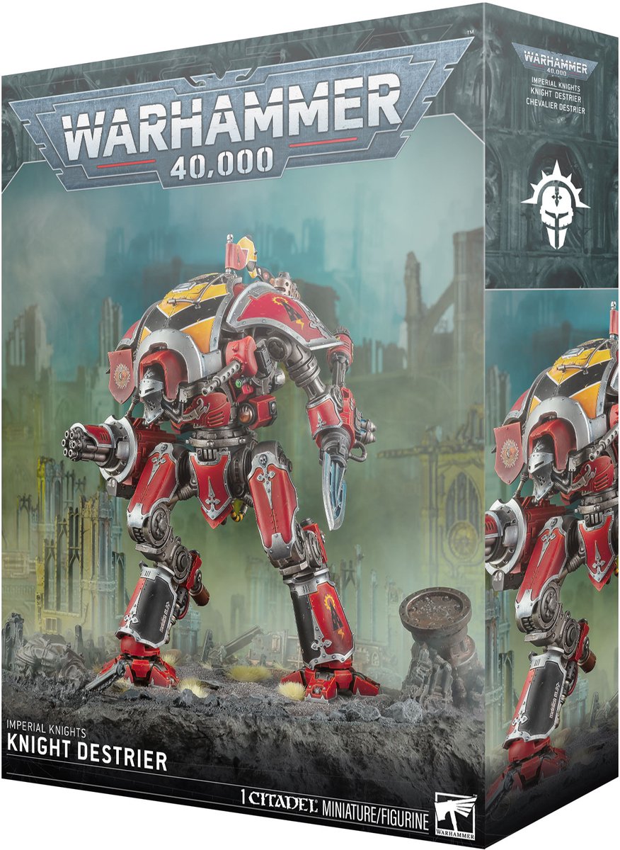 Figurine Games Workshop Warhammer 40k Imperial Knights Chevaliers Destrier