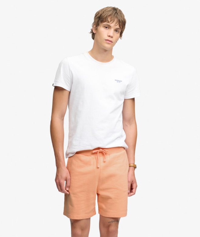 Superdry Herren Essential Logo Classic Shorts Orange - Größe: M