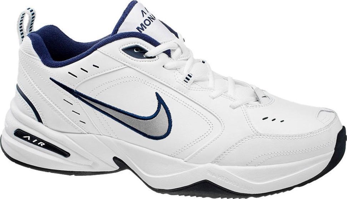 Nike Air Monarch IV Weiß Marineblau Herren Sneaker 415445-102 41