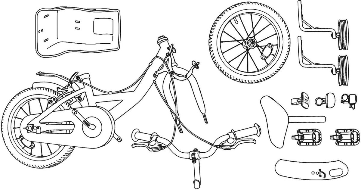 Kinderfahrrad 12 Zoll für Alter 2 4 Rosa