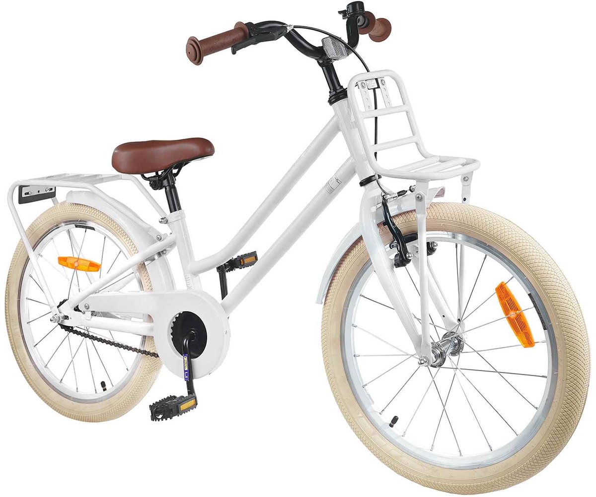 Kinderfahrrad 20 Zoll für Alter 6 11 Weiß