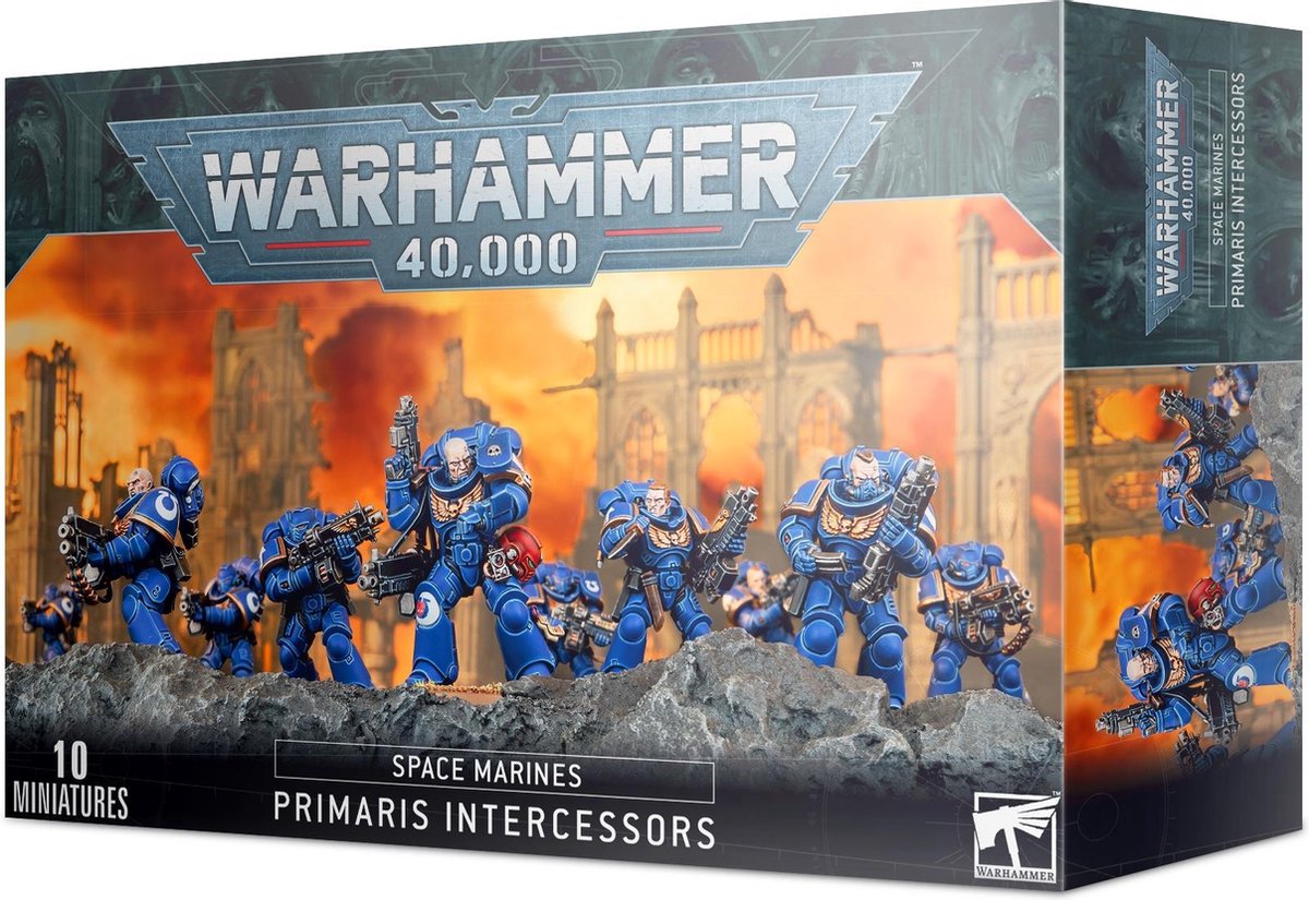 Figurine Games Workshop Warhammer 40k - Space Marine Primaris Intercessors