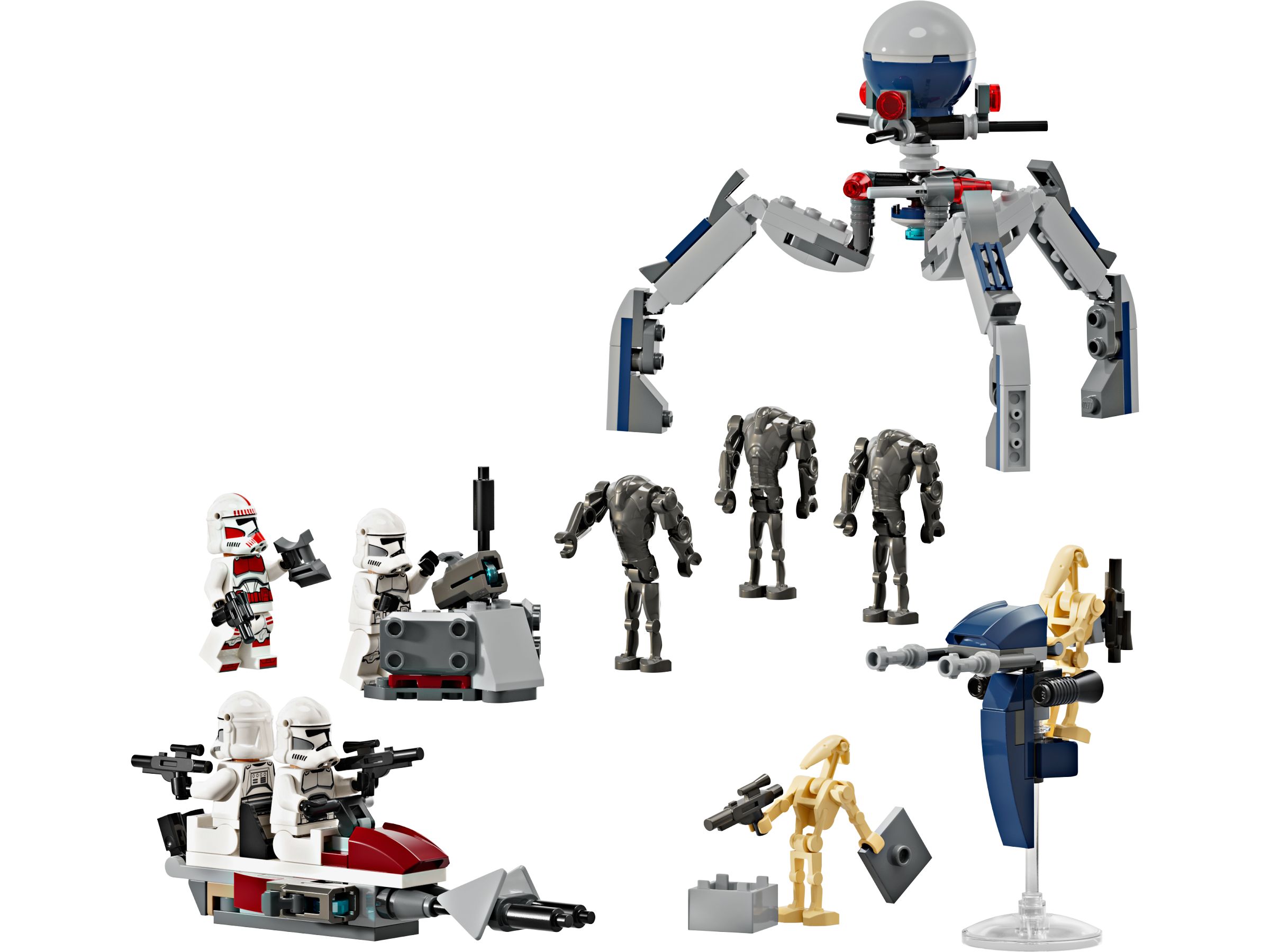 Konstruktionsspiele Lego Star Wars Pack de combat des Clone Troopers