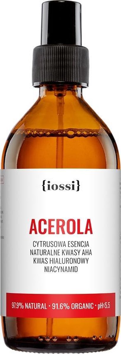 Acerola Zitronenessenz mit natürlichen AHA-Säuren - Hauterneuernde Gesichtsbehandlung, 200ml