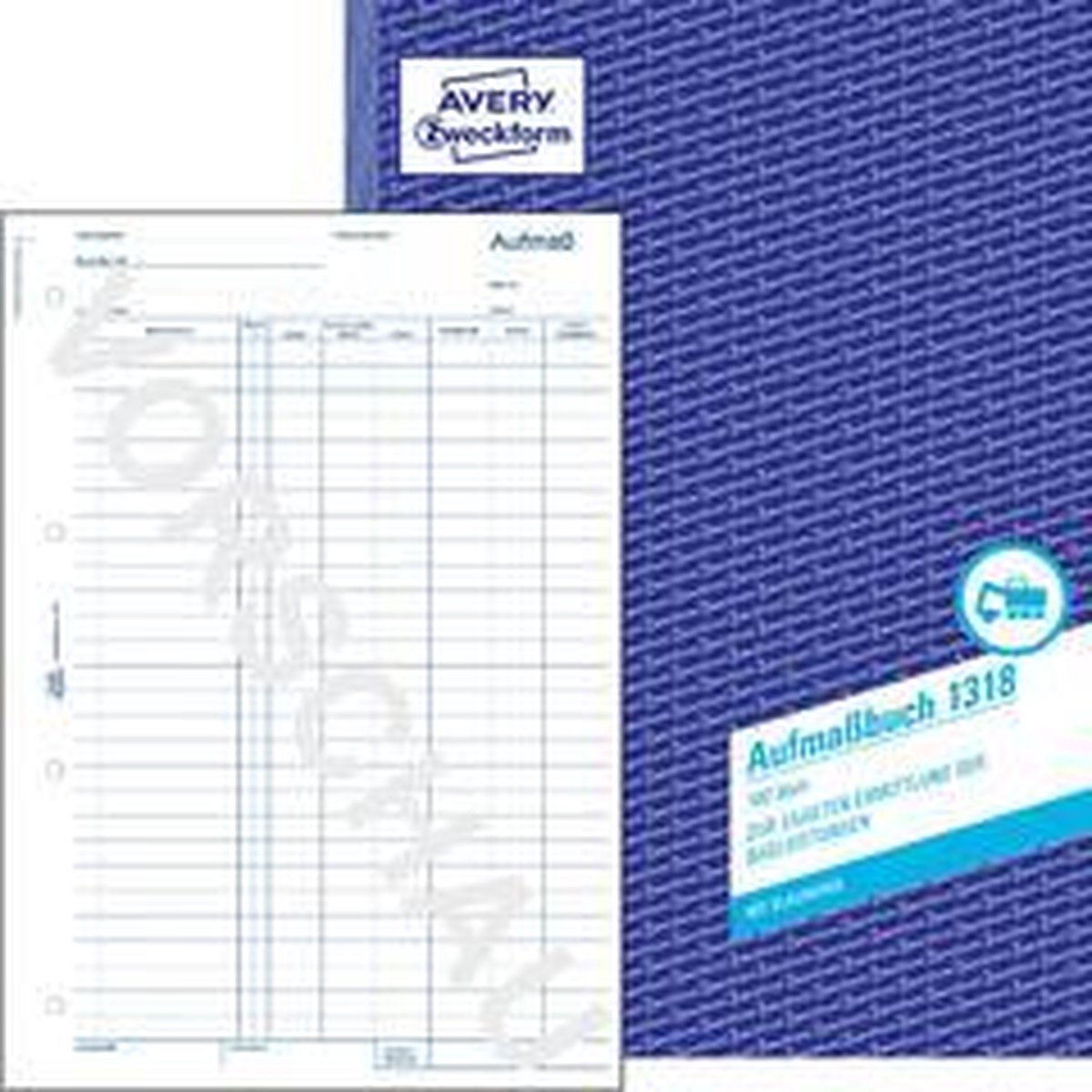 10 x Avery Zweckform Formularbuch Tagesrapport 10,5x20cm VE=2x50 Blatt