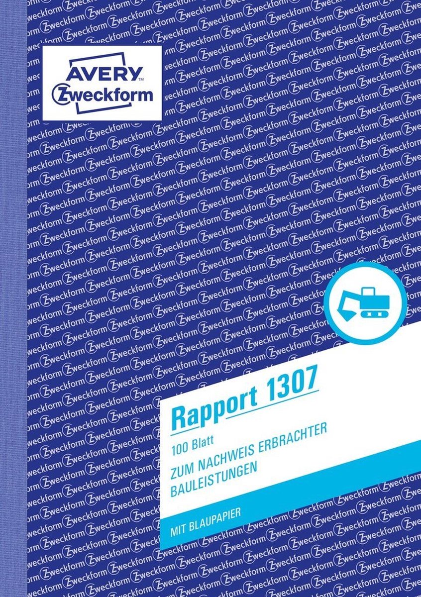 10 x Avery Zweckform Formularbuch Rapport A5 VE=100 Blatt