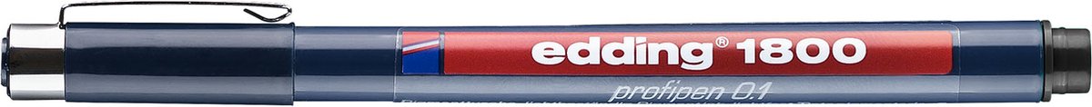 10 x Edding Faserzeichner edding 1800 profipen 0.1 ca. 0,25mm schwarz