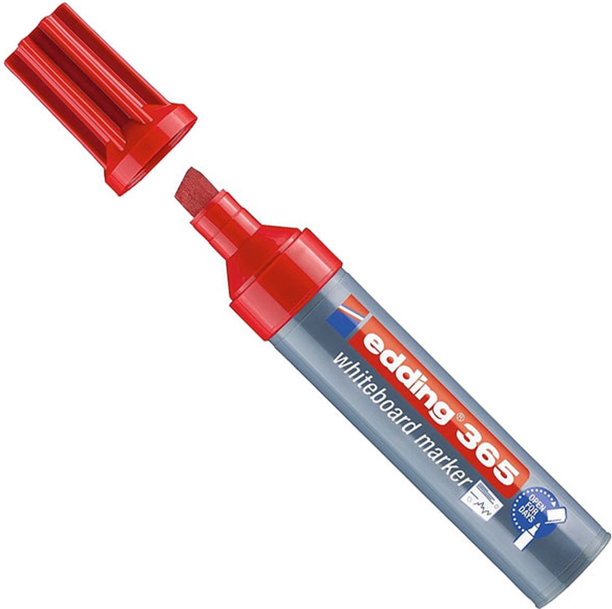10 x Edding Whiteboardmarker edding 365 nachfüllbar 2-7mm rot