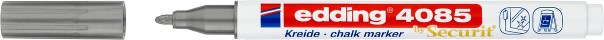 10 x Edding Kreidemarker edding 4085 silber