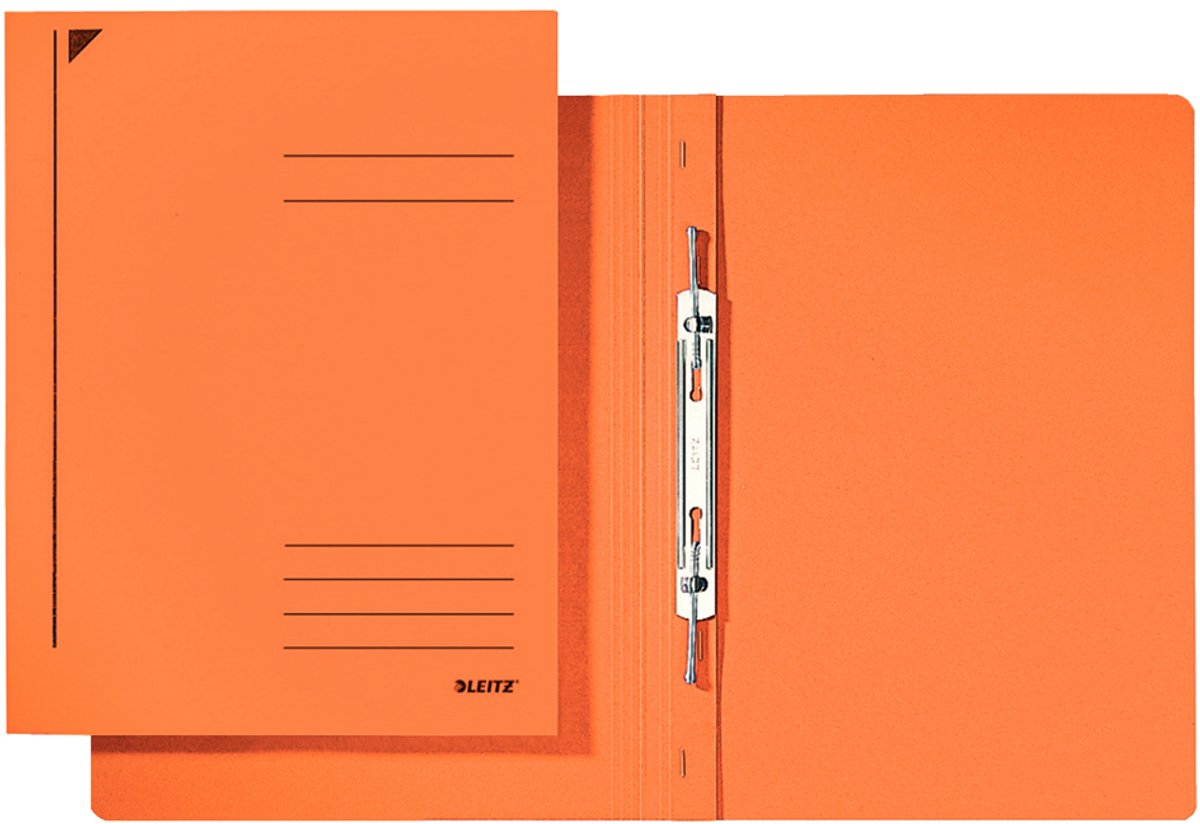 25 x Leitz Spiralhefter A4 Karton kaufm. Heftung orange
