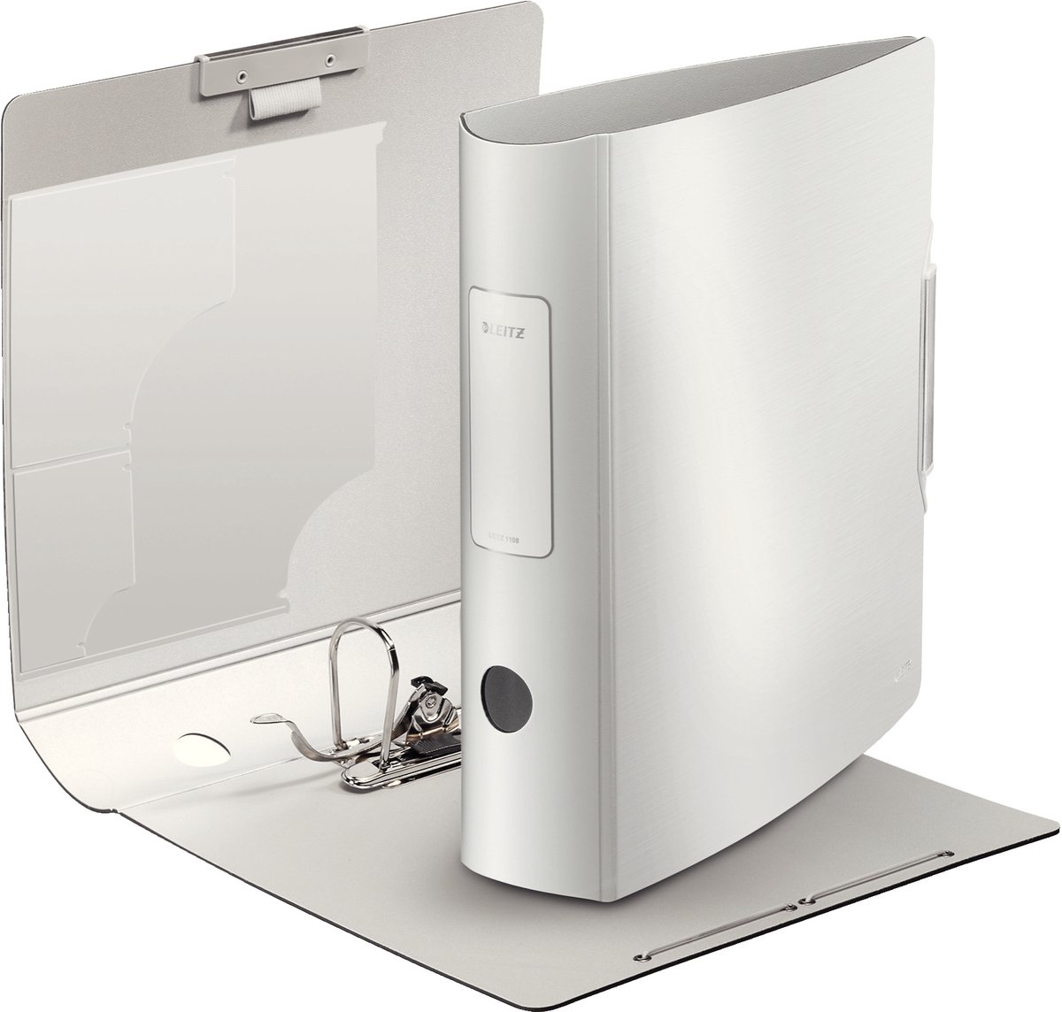 5 x Leitz Ordner Active Style 180 Grad 8cm arktik weiß