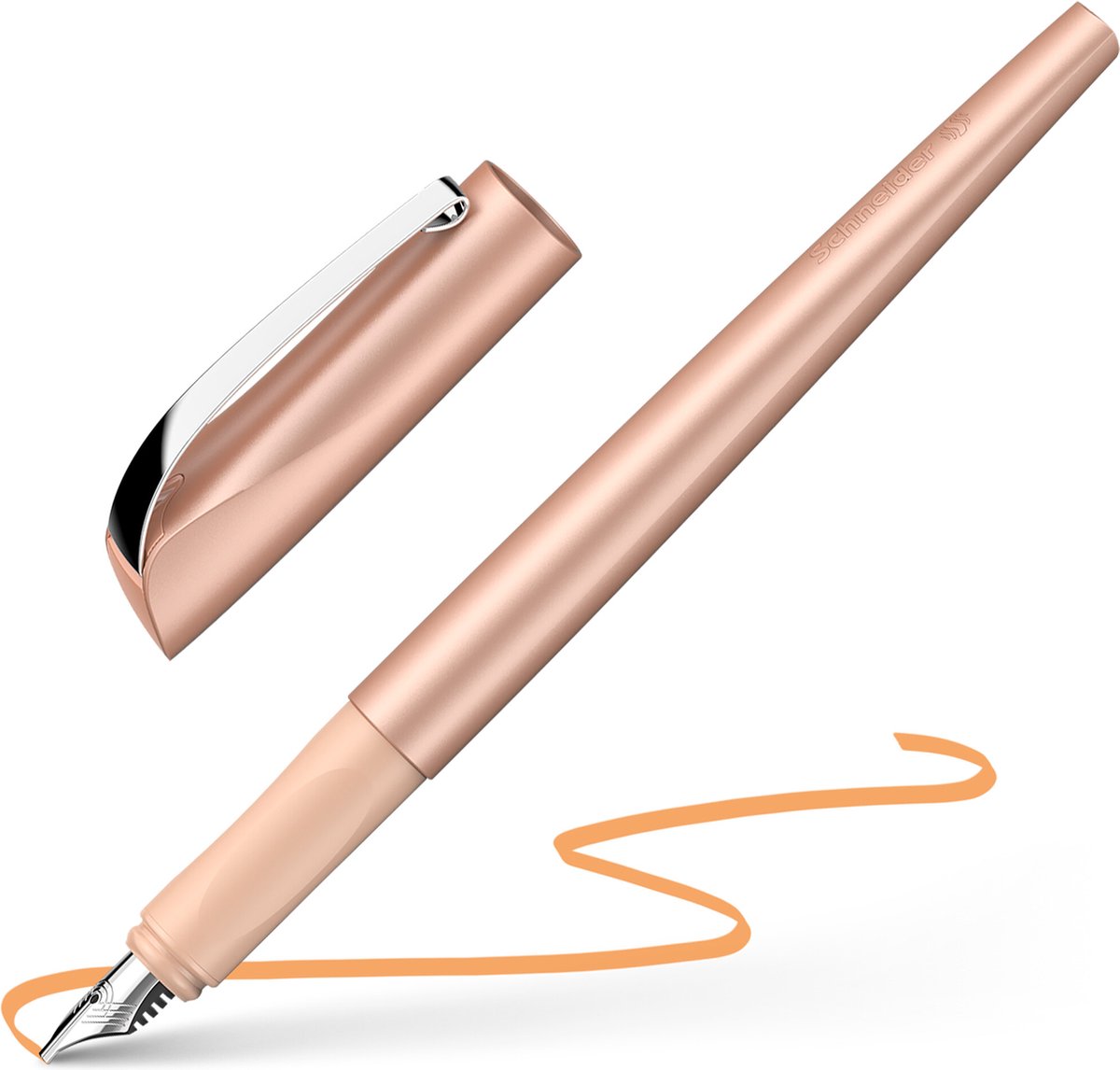 5 x Schneider Füllhalter Callissima 1,8mm apricot