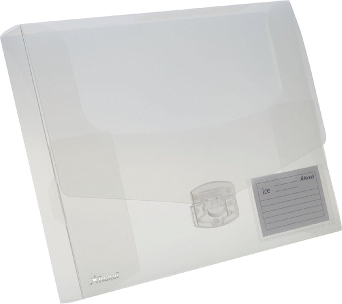 10 x Rexel Dokumentenbox A4 Ice PP Füllhöhe 40mm transparent