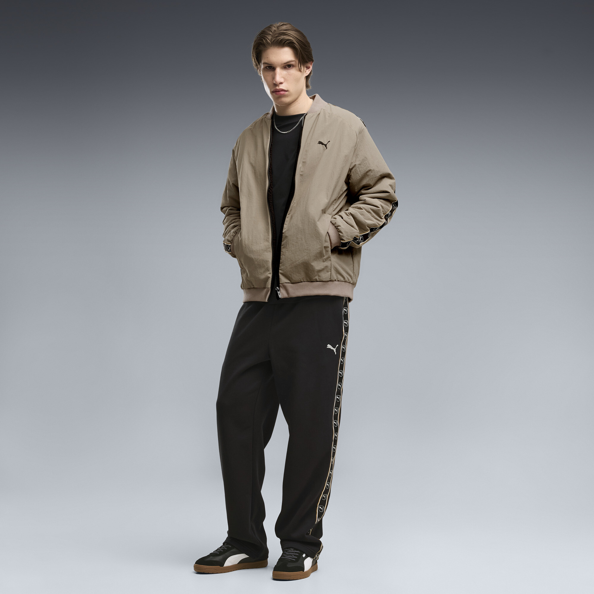 PUMA Essentials Elevated Tape Relaxed Hose Herren, Kleidung, Schwarz, L