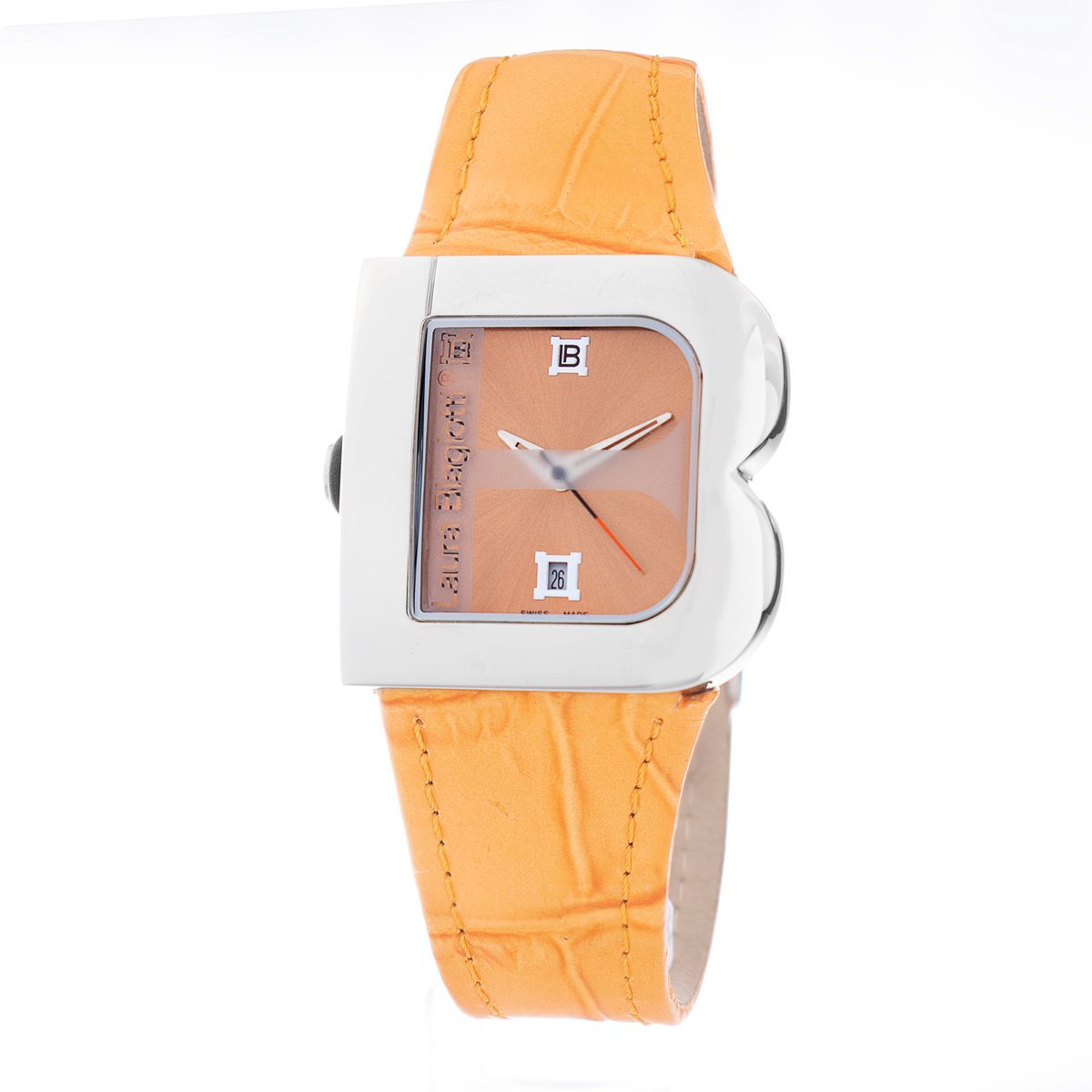 Uhr LAURA BIAGIOTTI LB0001L-NA. Quarz, Farbe orange. Kobieta.
