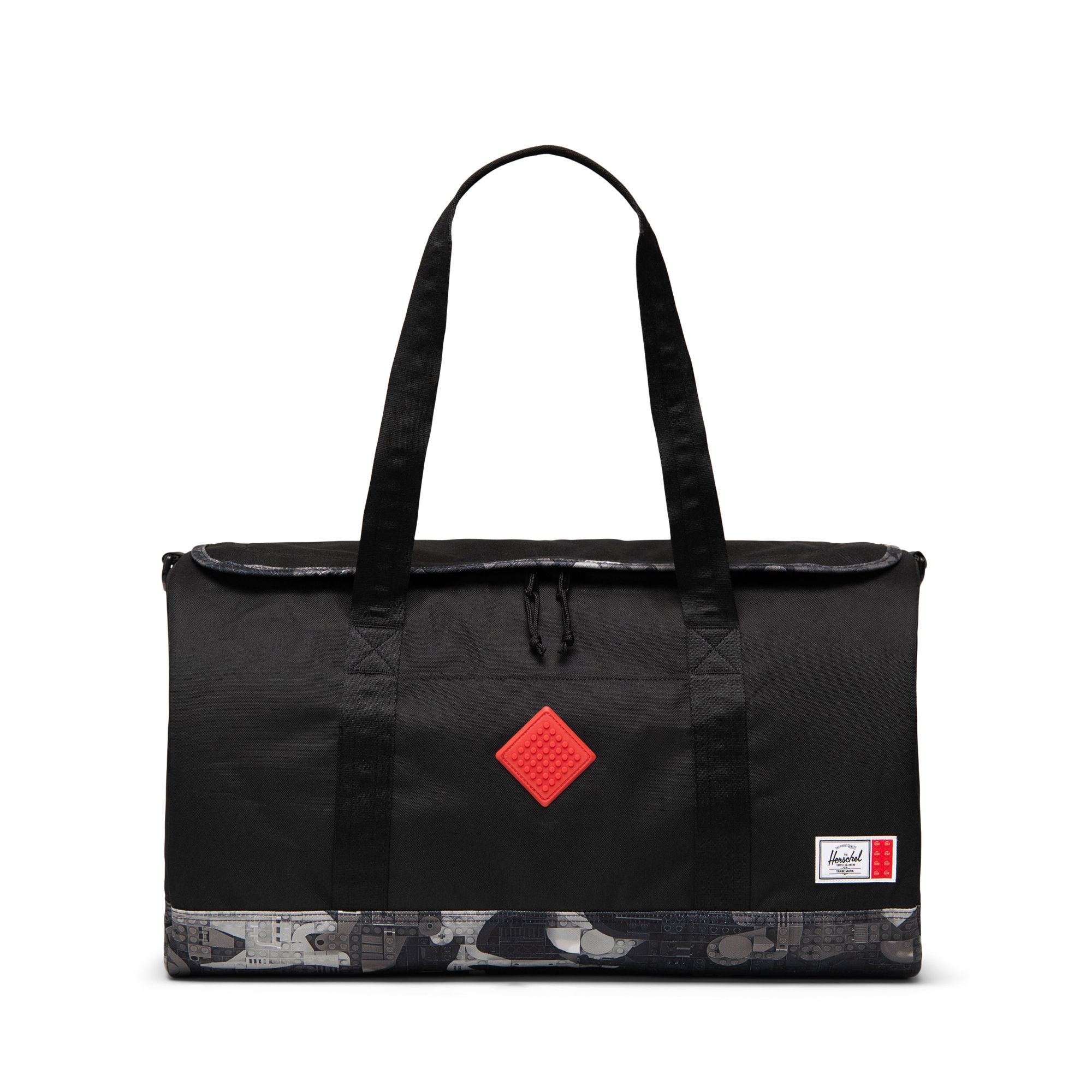 Borsone Herschel Heritage - Nero/Mattoncini astratti Nero