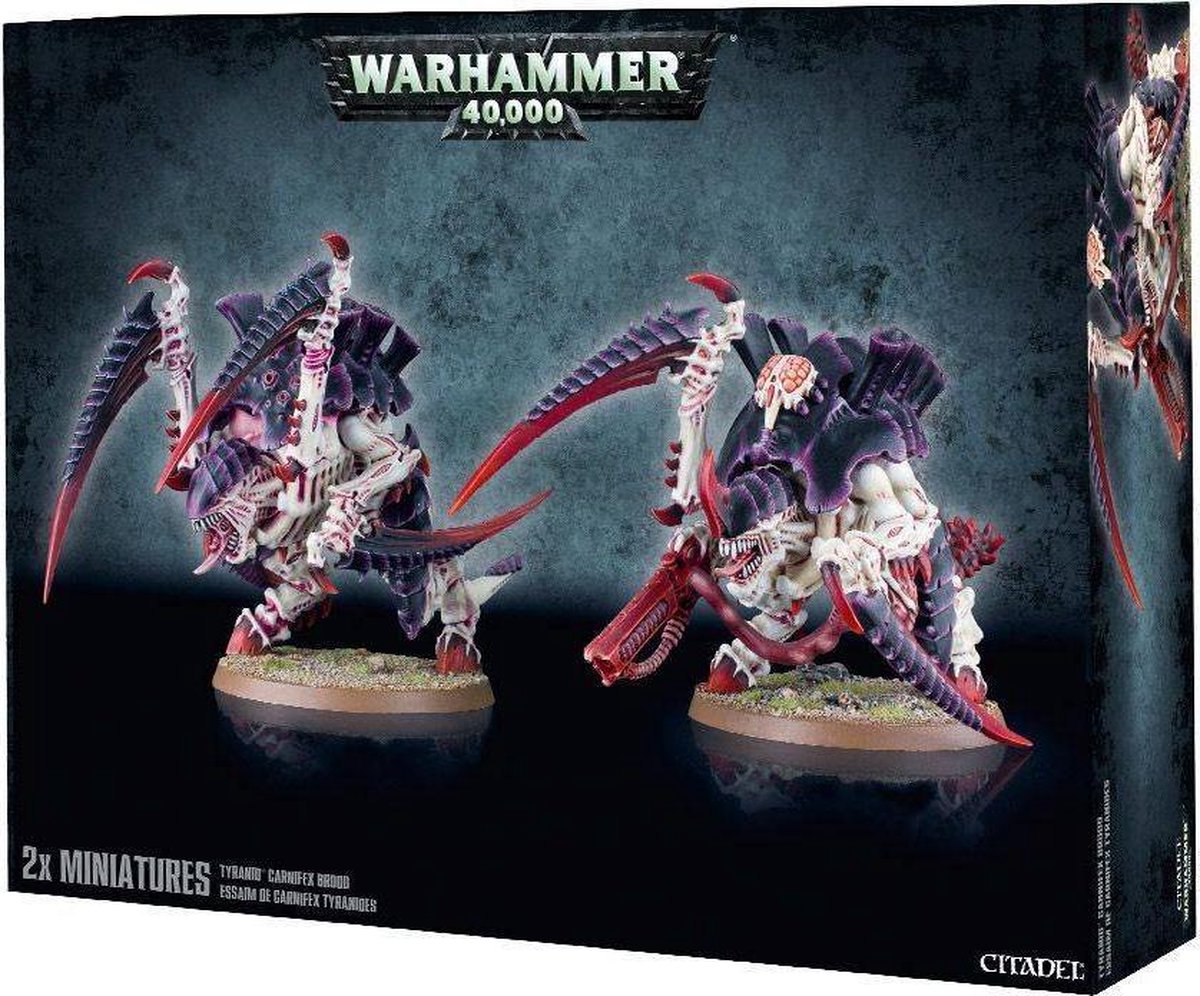 Figurine Games Workshop Warhammer 40k - Tyranids Carnifex Brood
