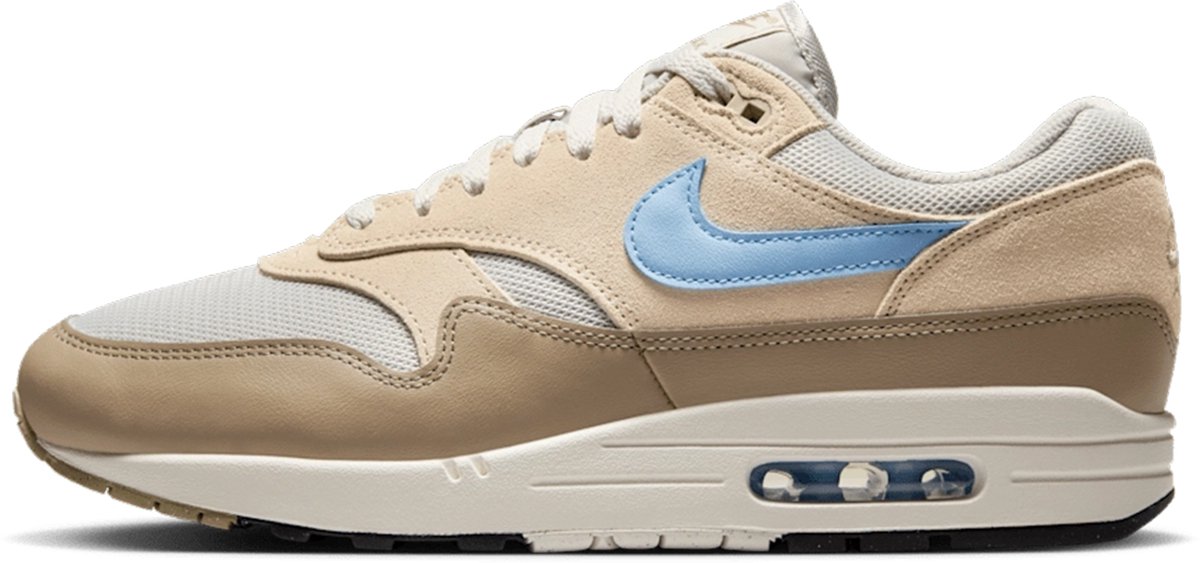 Nike Air Max 1 Essential Light Bone Psychic Blue Unisex Sneaker Creme Sanddrift Khaki FZ5808-009 40