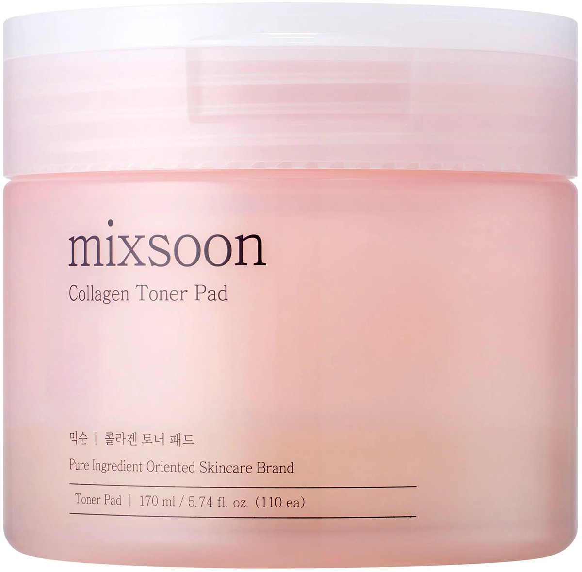 mixsoon Hyaluronsäure/Kollagen-Toner-Pad 170 ml, 110 Pads (3 Optionen) Collagen