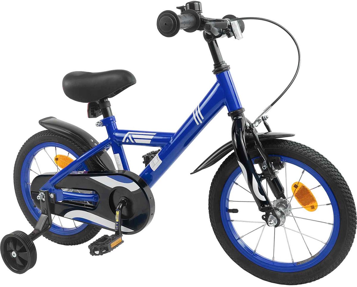 Kinderfahrrad 12 Zoll für Alter 2 4 Dunkelblau