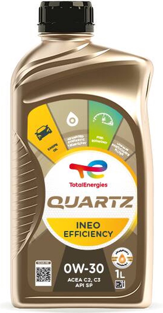 Total Quartz Ineo Efficiency 0W-30 3x1 Liter