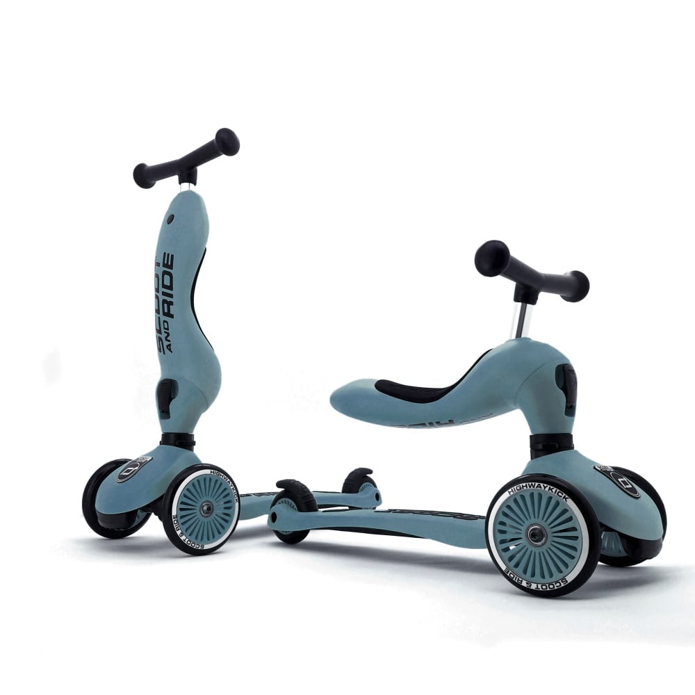 Highwaykick 2-in-1 Cabrio Kinderroller, 1 - 5 Jahre, Stahl, Scoot & Ride