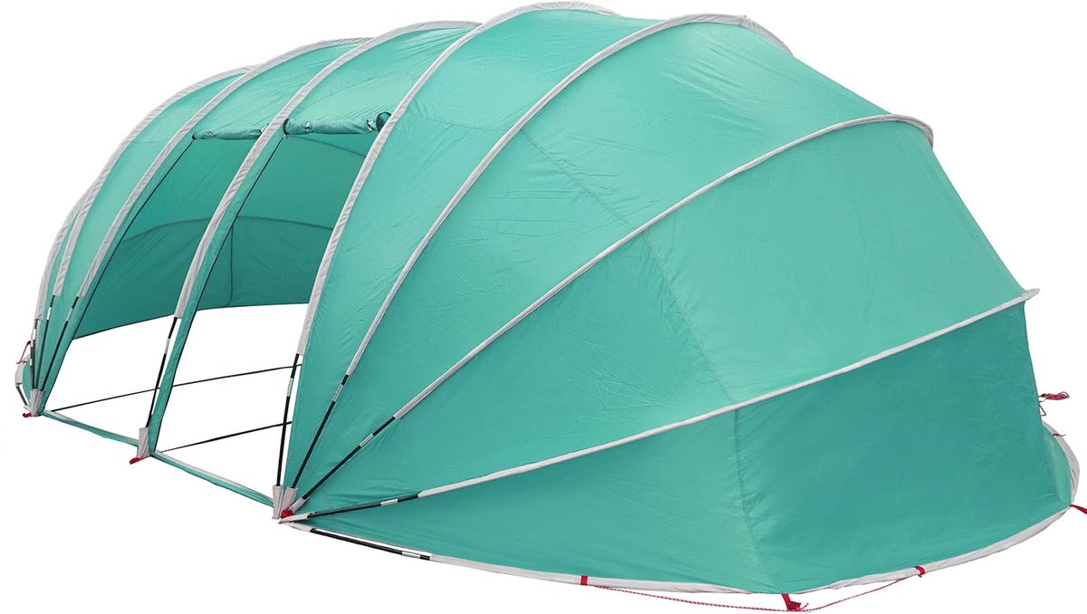 Poolzelt Kuppel 538 x 440 x 204 cm Meeresgrün