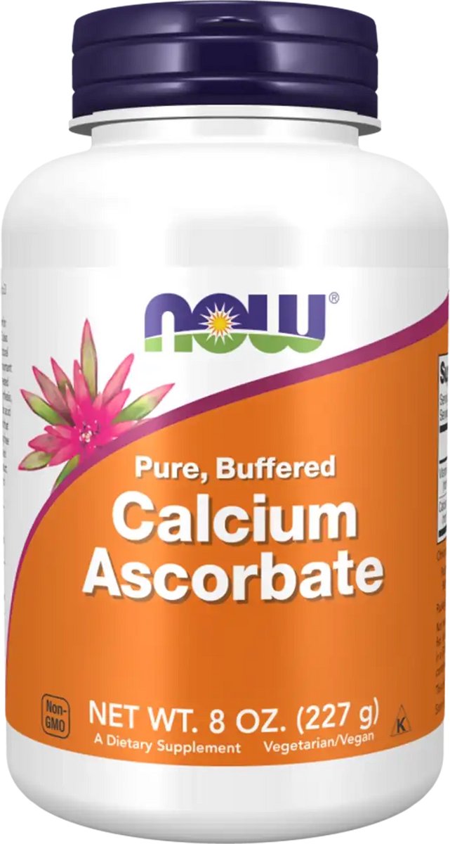 Minerały Wapń Now Foods Calcium Ascorbate Pure 227g