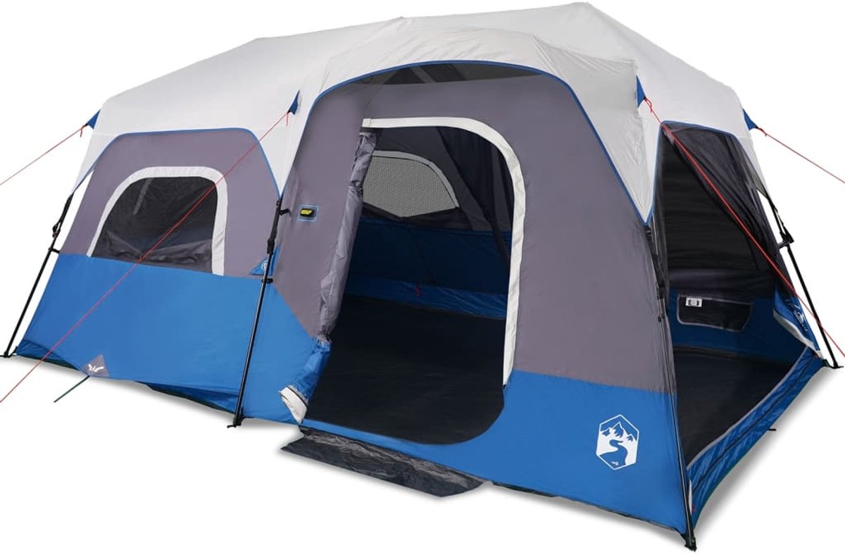 Vidaxl Familienzelt mit LED, 9 Personen, Hellblau