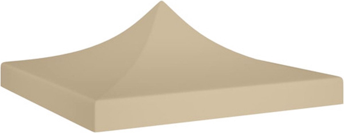Partyzelt Dach 3x3 m Beige 270 g m²