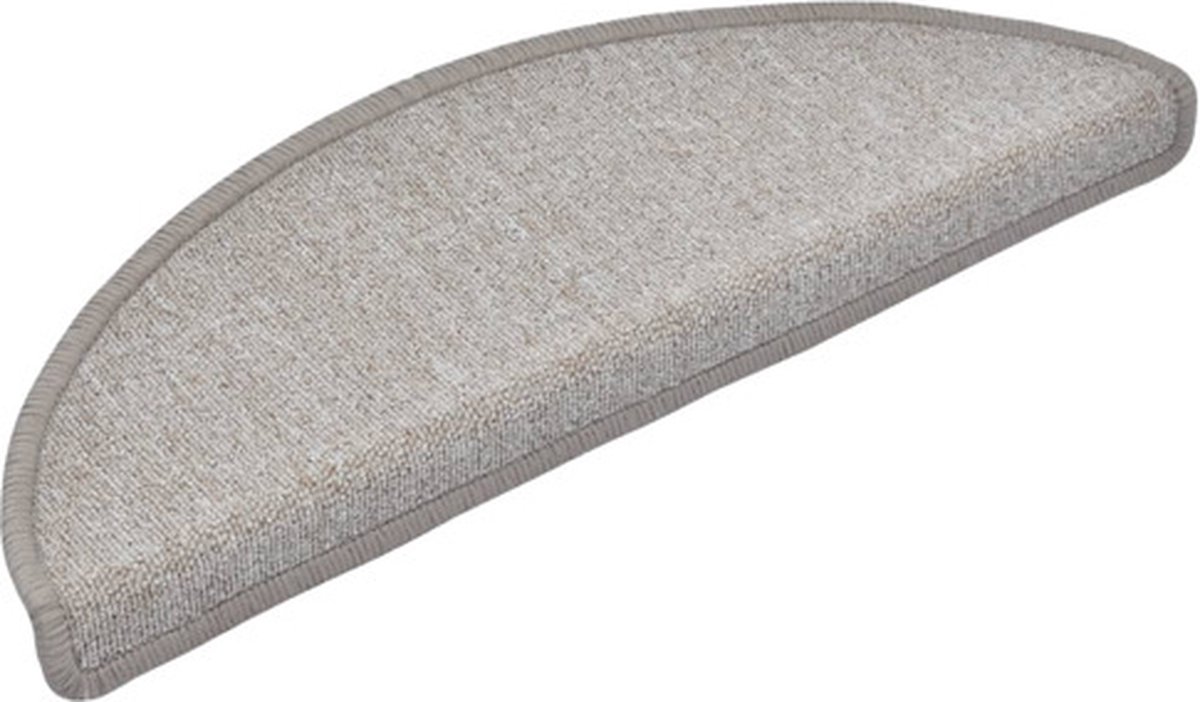Vidaxl Treppenmatten 15 Stück. 65X24X4 Cm Taupe Halbrund Groß