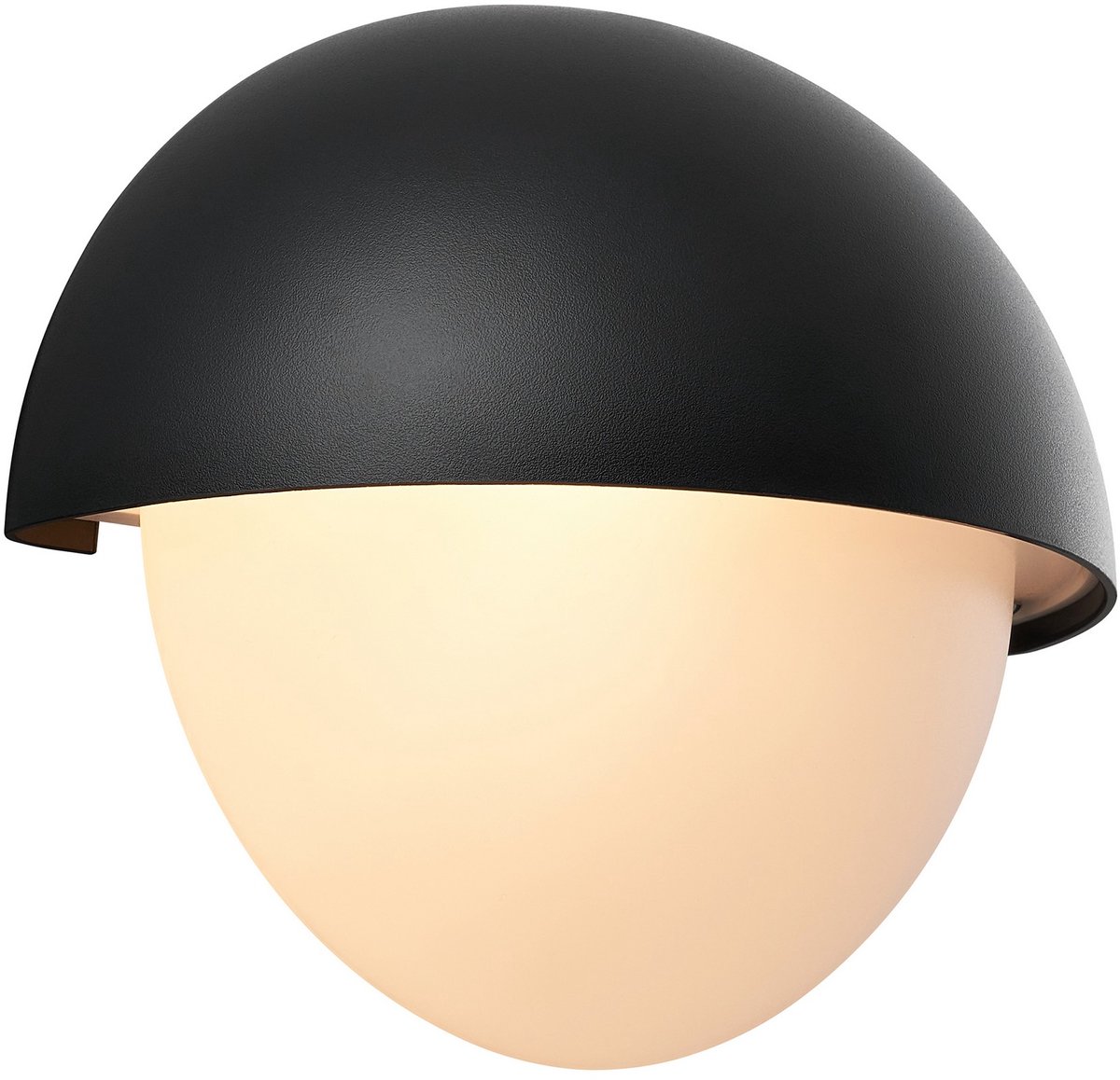 Scorpius Maxi Außenwandlampe, schwarz, Kunststoff - Nordlux Scorpius Maxi Round - Einflammig