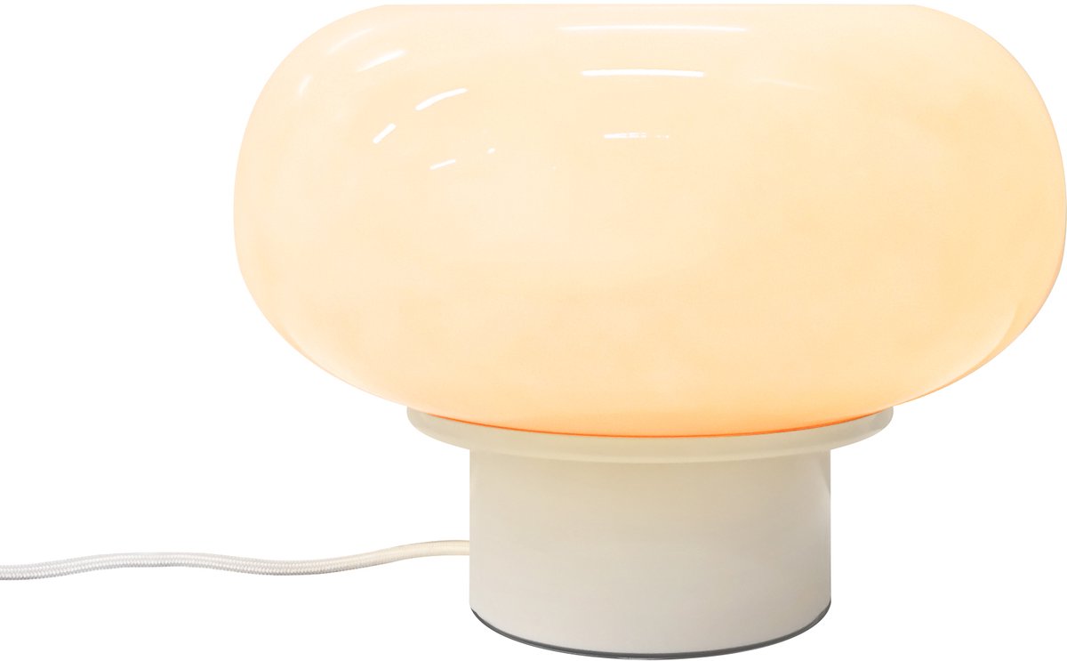 Malti Tischleuchte, Glas, beige, Ø 27,5 cm, E27 - Nordlux - Wohnzimmer - Einflammig